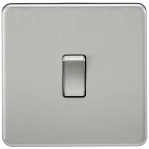 20A 1G DP Switch - Brushed Chrome
