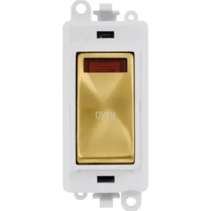 20AX Double Pole Switch With Neon Module - Polar W