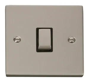 20A 1 Gang DP 'Ingot' Switch - Black