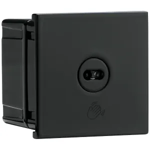 1G 1-WAY TOUCHLESS SWITCH MODULE 50 x 50mm - Black