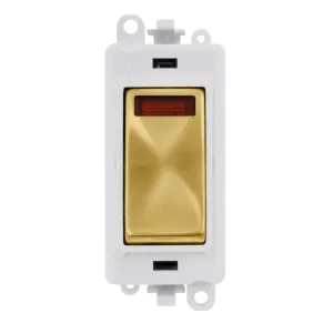 20AX Double Pole Switch With Neon Module - Polar W