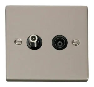1 Gang Satellite & Isolated Coaxial Socket Outlet