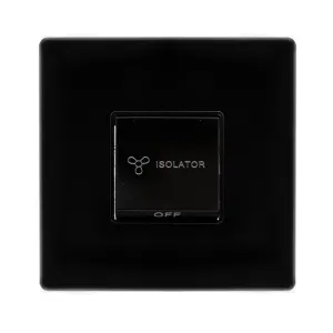 10A 3 POLE FAN ISOLATION PLATE SWITCH