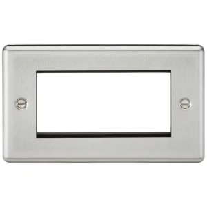 4G Modular Faceplate - Brushed Chrome