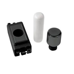 1 Module Dimmer Mounting Kit - Black - Black Nicke
