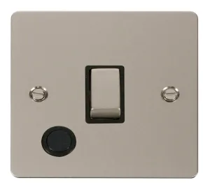 Ingot 20A 1 Gang DP Switch + Flex Outlet   - Black