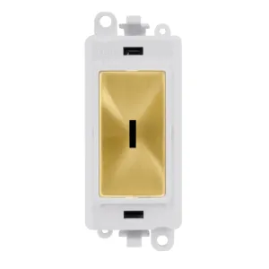 20AX 2 Way Retractive Keyswitch Module - White - S