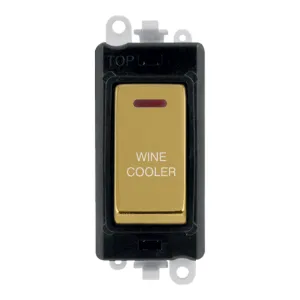 20AX Double Pole Switch With LED Module - Black -