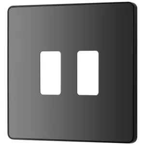 GRID FRONT PLATE - PCD EVOLVE - BLACK CHROME - 2 G