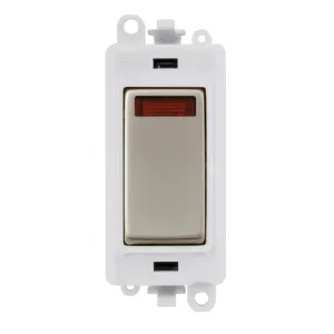 20AX Double Pole Switch With Neon Module - Polar W
