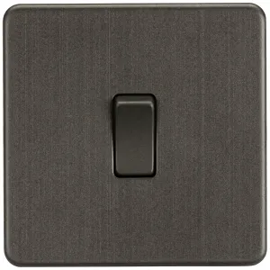 20A 1G DP Switch - Smoked Bronze