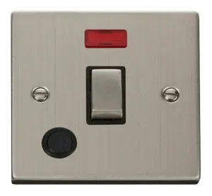 20A 1 Gang DP 'Ingot' Switch With Flex Outlet And