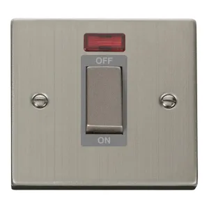 Deco - 50A 1 Gang Double Pole Switch With Neon - I