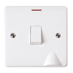 20A DOUBLE POLE SWITCH WITH LED & FLEX OUTLET
