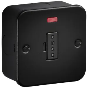 Metalclad 13A Unswitched Fused Spur with Neon - Te