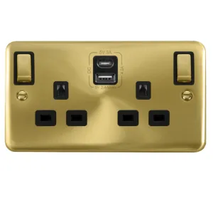 2G 13A SW SKT 4.2A A&C USB INGOT DPSB BK
