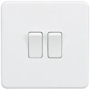 10AX 2G 2-way Switch - Matt White