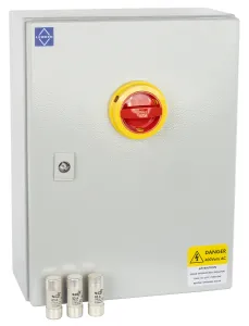 LEWDEN Steel fused switch 63A 4P AC23