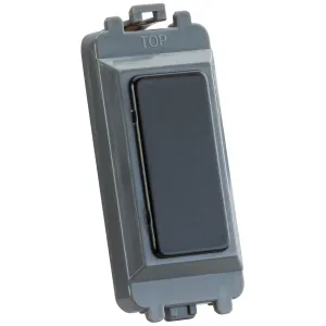 Blank grid module - matt black