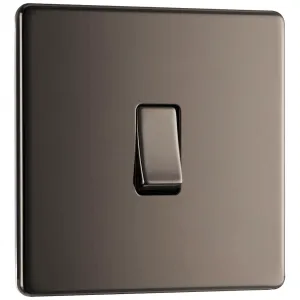 SCREWLESS FLATPLATE BLACK NICKEL INTERMEDIATE SWIT