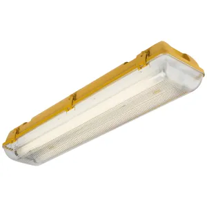 110V IP65 2x58W HF Twin Non-Corrosive Emergency Fl