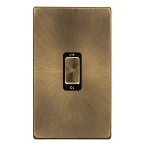 Definity Complete - 50A 2 Gang Double Pole Switch