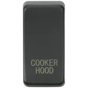 Switch cover "marked COOKER HOOD" - anthracite