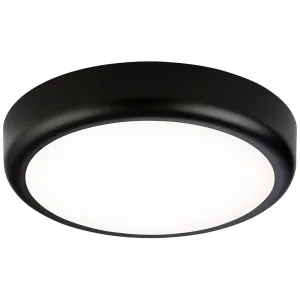 230V IP65 9W CCT Adjustable LED Bulkhead C/W Black
