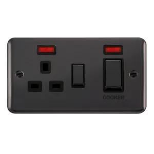 Deco Plus - 50A Cooker Control Unit With Neons - I