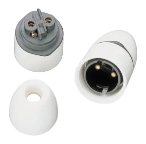 T2 BC 1/2" Thread Entry Cordgrip Lampholder Straig
