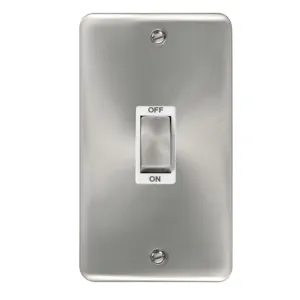 Deco Plus - 50A 2 Gang Double Pole Switch (Vertica