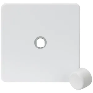 1G Dimmer Plate with Matching Metal Dimmer Cap -Ma