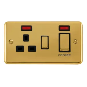 Deco Plus - 50A Cooker Control Unit With Neons - I
