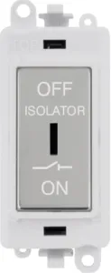10A 3 POLE FAN ISOLATION SWITCH - POLAR WHITE INSE