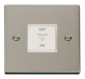 10A 3 POLE FAN ISOLATION PLATE SWITCH