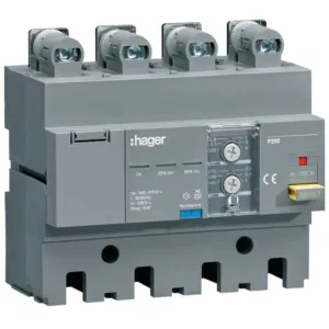 RCD add on P250 4P 250A Idn adj
