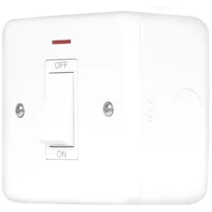 Metal Clad Pro - 50A 1 Gang Double Pole Switch Wit