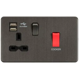 Screwless 45A DP Switch & 13A Switched Socket with