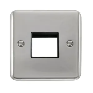 1 Gang MiniGrid Unfurnished Plate - 2 Apertures