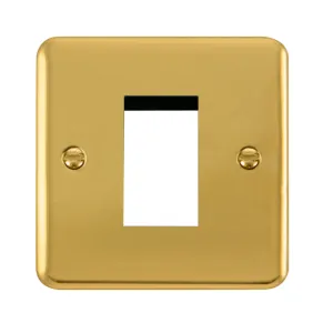 1 Gang New Media- Unfurnished Plate - 1 Aperture