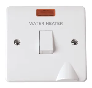 20A DP Switch 'Water Heater' with Flex Outlet & Ne