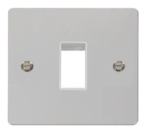 1 Gang Plate Single Switch Aperture  - White