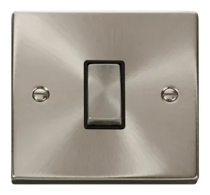 1 Gang Intermediate 'Ingot' 10AX Switch - Black