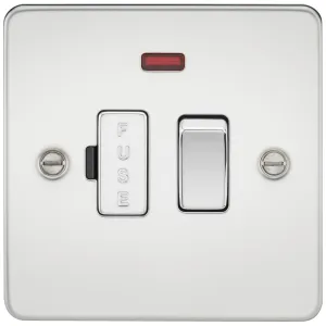 13A Switched Fused Spur Unit with Neon - Polished