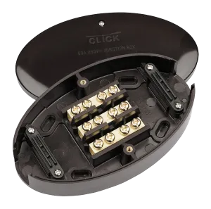 60A Junction Box 3 Terminal - Brown