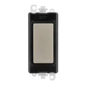Blank Module - Black - Pearl Nickel