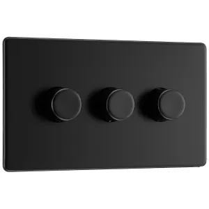 SCREWLESS FLATPLATE MATT BLACK TRIPLE INTELLIGENT
