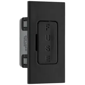 EURO MODULE 13A FUSED MODULE, BLACK
