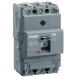 MCCB h3 x160 TM 3x125A 25kA