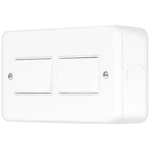 METAL CLAD PRO 10AX 6 GANG 2 WAY SWITCH - POLAR WH